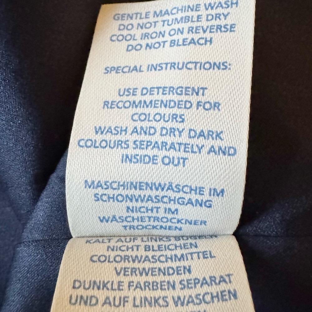 NWOT Boden Blue Vintage Midi Dress with Bishop Sleeves/ Bow Detail - Picture 9 of 10